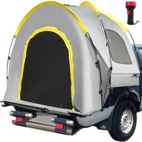 VEVOR Truck Tent 5-5.2' Truck Bed Tent, Full-Size Pickup Tent, Waterproof Truck Camper, 2 Mesh Windows, Easy To Setup Truck Tents For Camping, Hiking