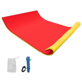 18×6Ft Water Pad Party Float with High Flotation Floating Foam Pad for Water Recreation and Relaxing