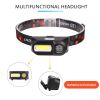 New Strong Changing Light Outdoor Head Lamp Cobled Multi-Function Headlight USB Charging