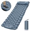 Outdoor inflatable pad foot pedal light portable outdoor camping inflatable mattress lunch break sleeping pad tent inflatable pad