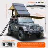 Roll over image to zoom in Adventurer Plus Rooftop Tent Hardshell with Side Awning, Air Conditioner Outlet with Bracket, &Replaceable Rain Flies